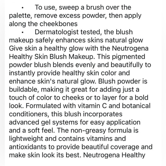 New Neutrogena Healthy Skin Blush Rosy 10 - Picture 7 of 7